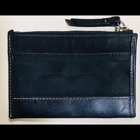Coach Mini Skinny Id Case Classic Jacquard - Picture 2 of 5